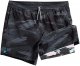 Mens 5" Gym Running Shorts for Men 2 in 1 Quick Dry Workout Athletic Shorts